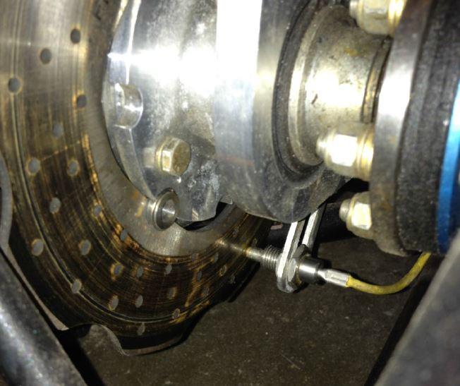 Rubbing Brake Disc Rotor Thermocouple Temperature Sensor